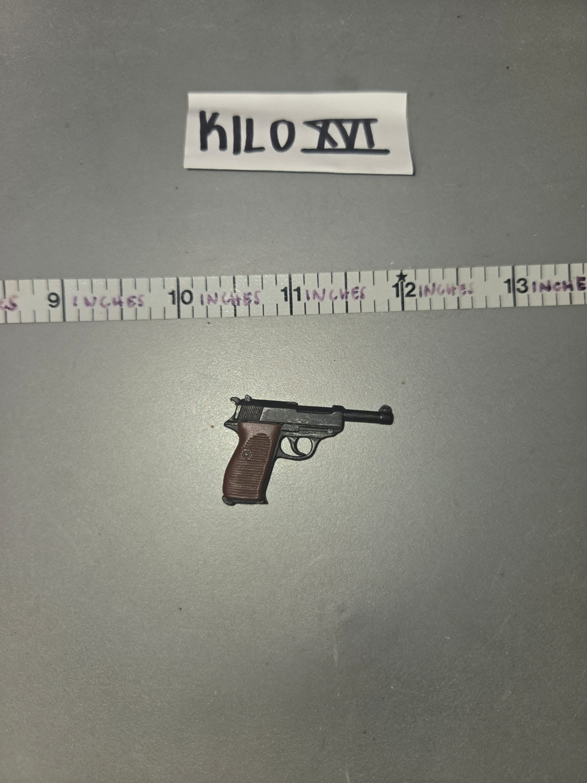 1/6 Scale WWII German Pistol