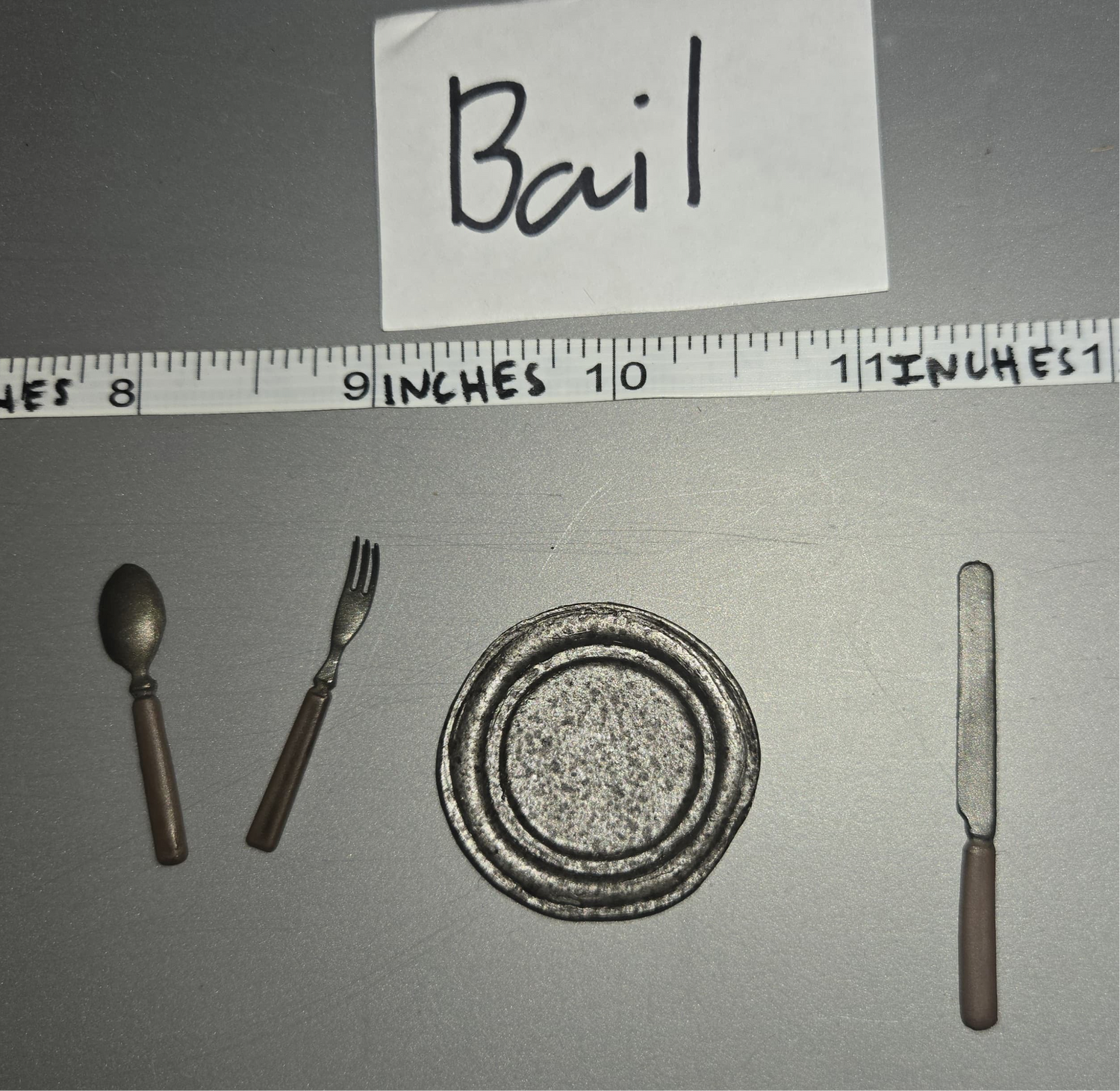 1/6 Scale Civil War Western Era Utensils and Plate Mess Kit