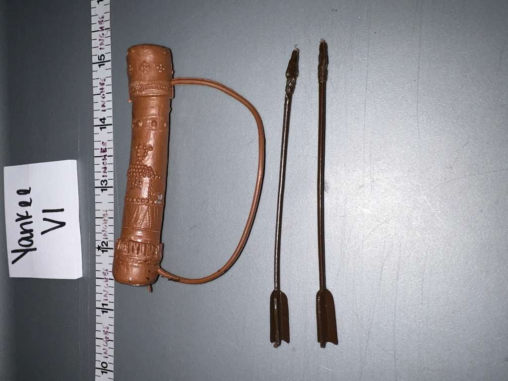 1/6 Scale Western Era Native American Quiver and Arrows - Johnny West