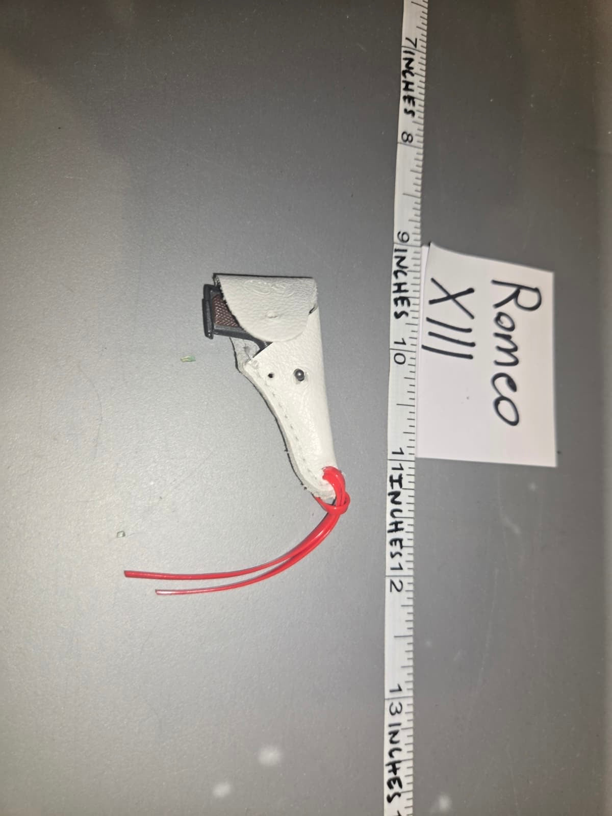 1/6 Scale WWII US Military Police White Pistol Holster and Pistol