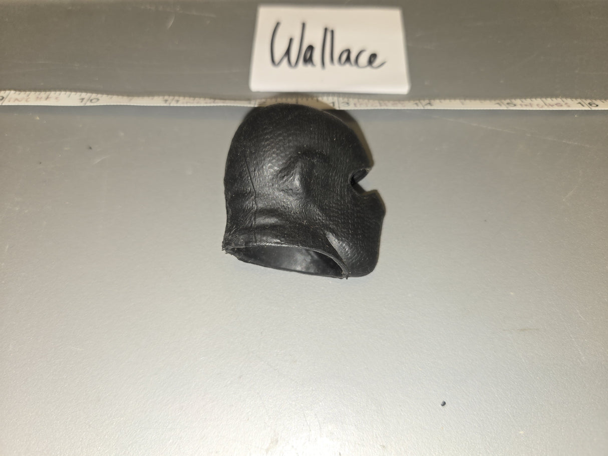 1/6 Scale Modern Era Black Balaclava Mask - Rubber