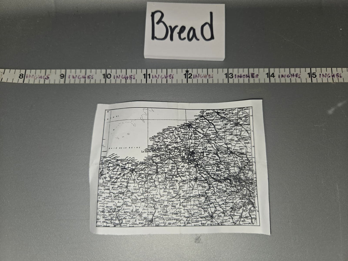 1:6 Scale WWII German Map