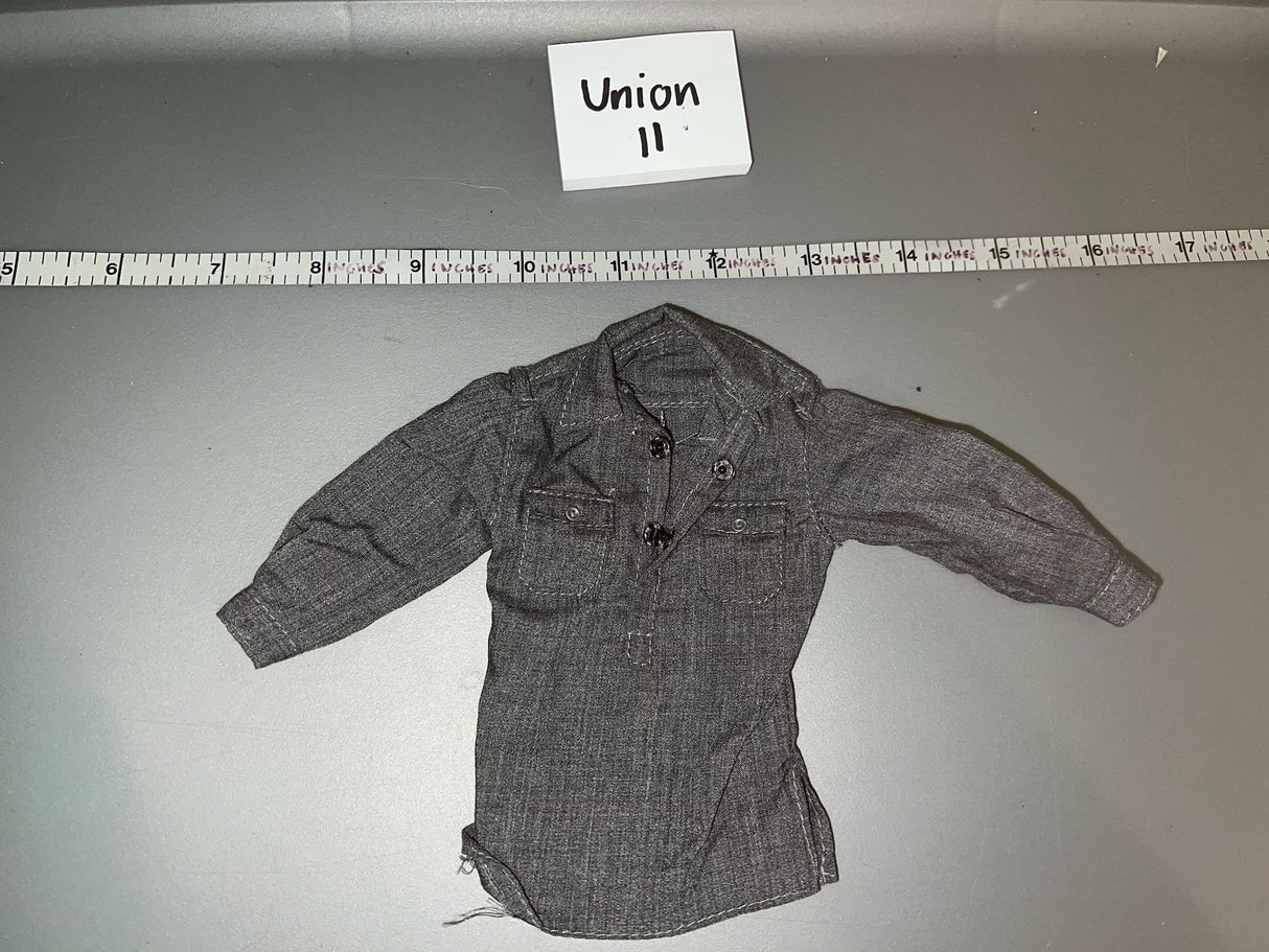 1/6 Scale WWII German Grey Work Shirt