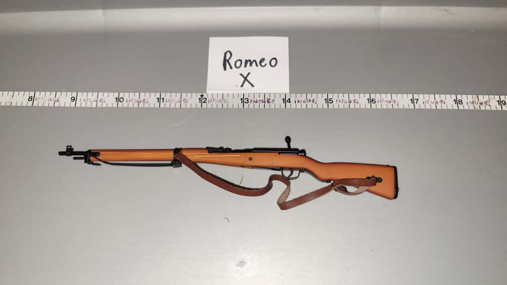 1/6 Scale WWII Japanese Rifle - Wood Metal