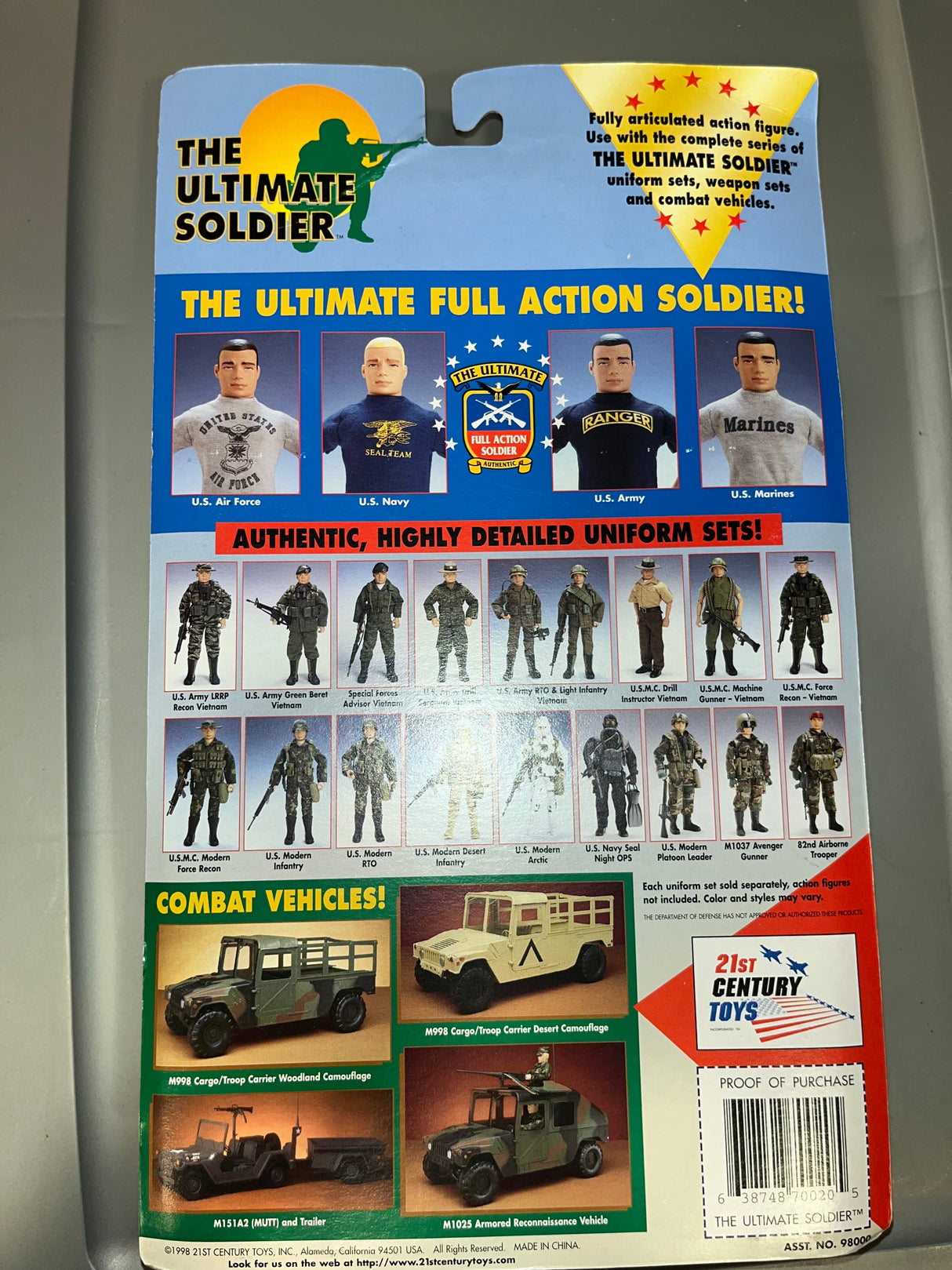 1/6 Scale Ultimate Soldier Air Force Basic Figure - African American - NIB Uniform Set