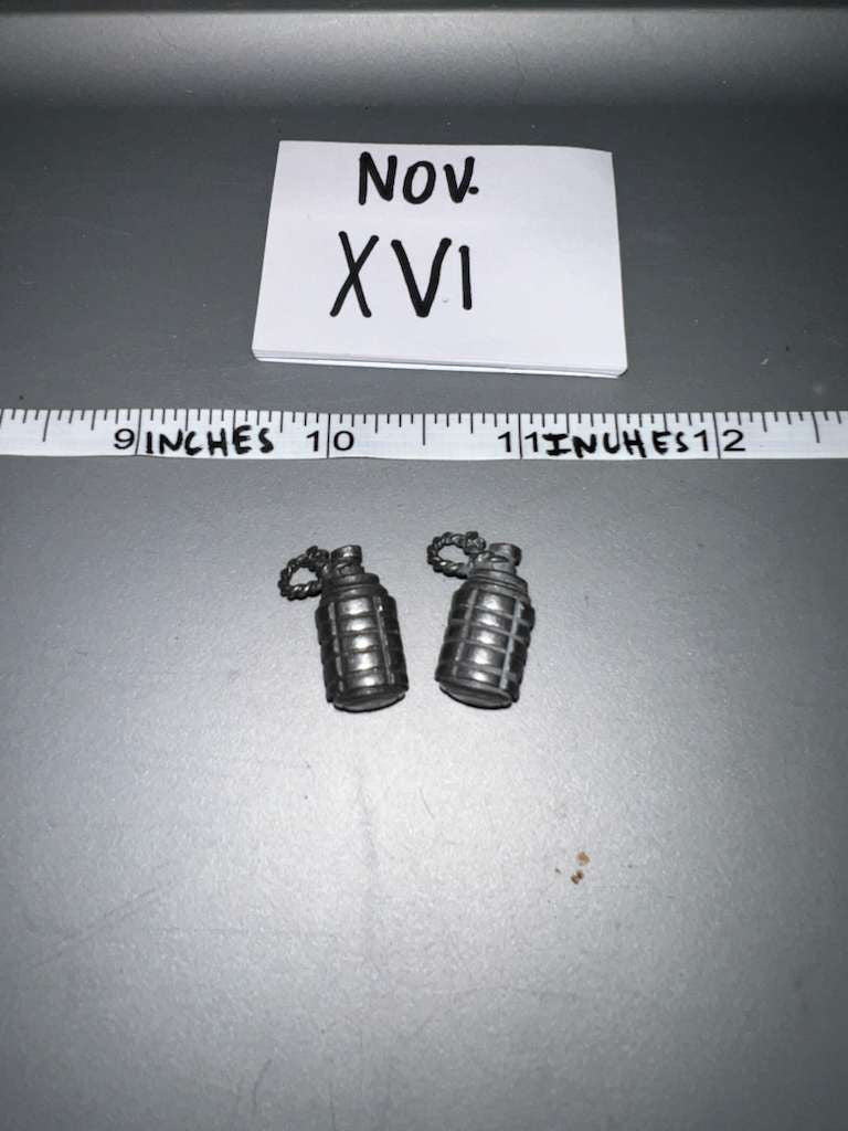 L1/6 Scale WWII Japanese Metal Grenade Lot