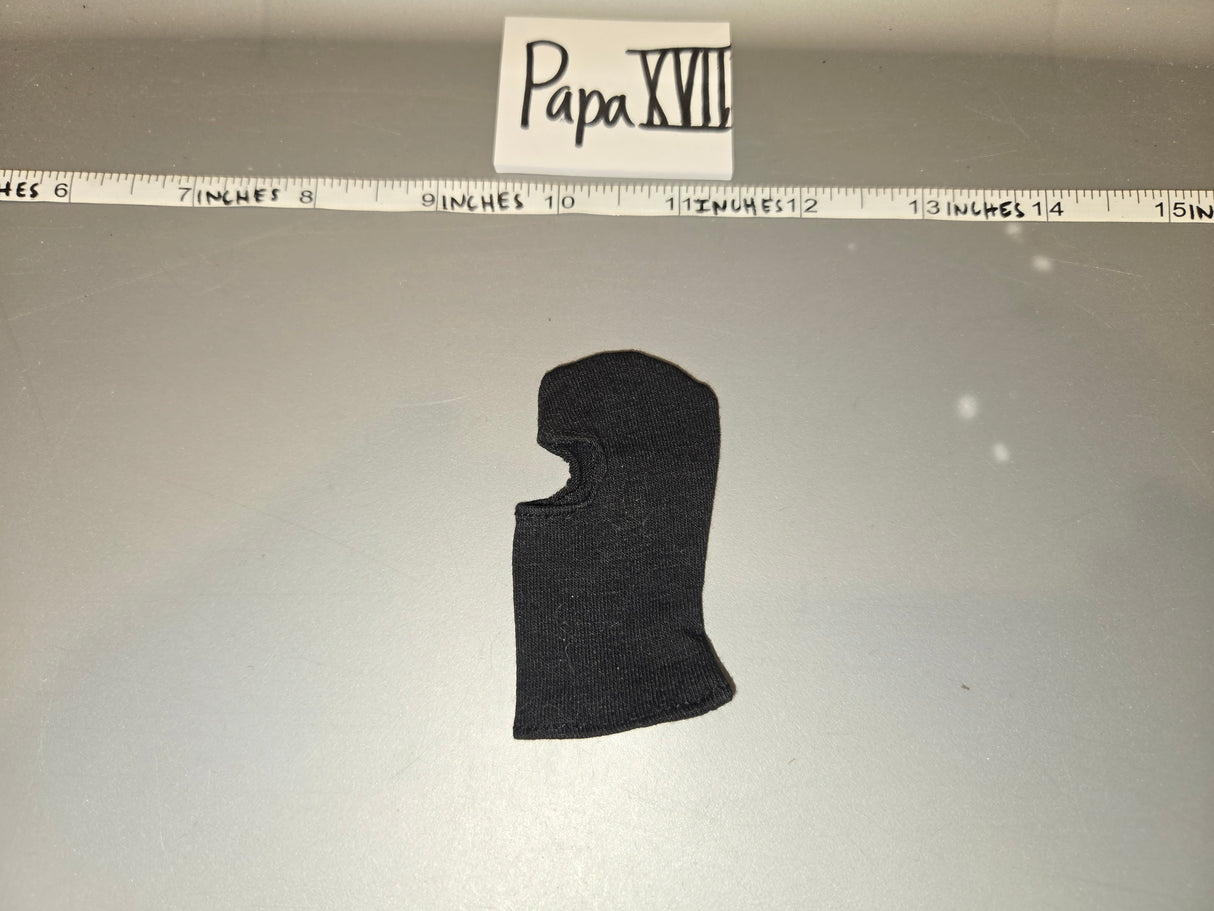 1/6 Scale Modern Era Black Balaclava Mask