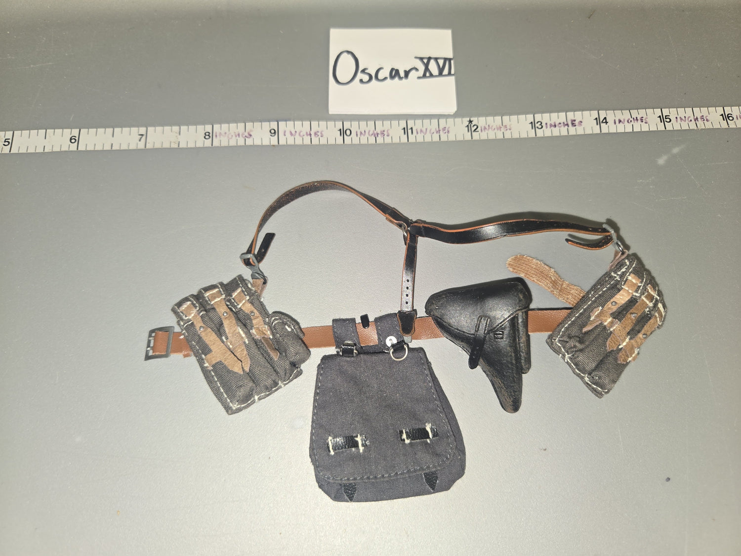 1/6 Scale WWII German Luftwaffe Fallschirmjager Field Gear Lot