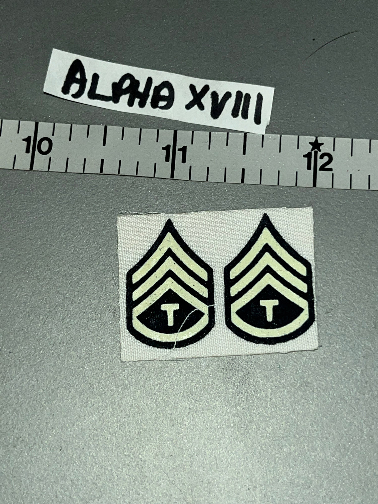 1/6 Scale WWII US  Rank Insignia