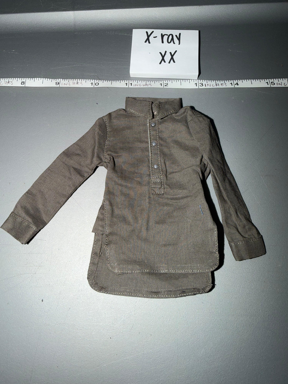 1/6 Scale WWII German Grey Work Shirt