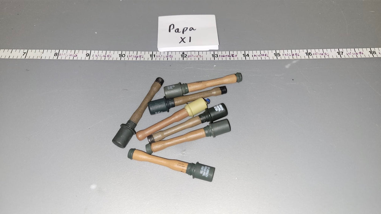 1/6 WWII German Grenade Lot