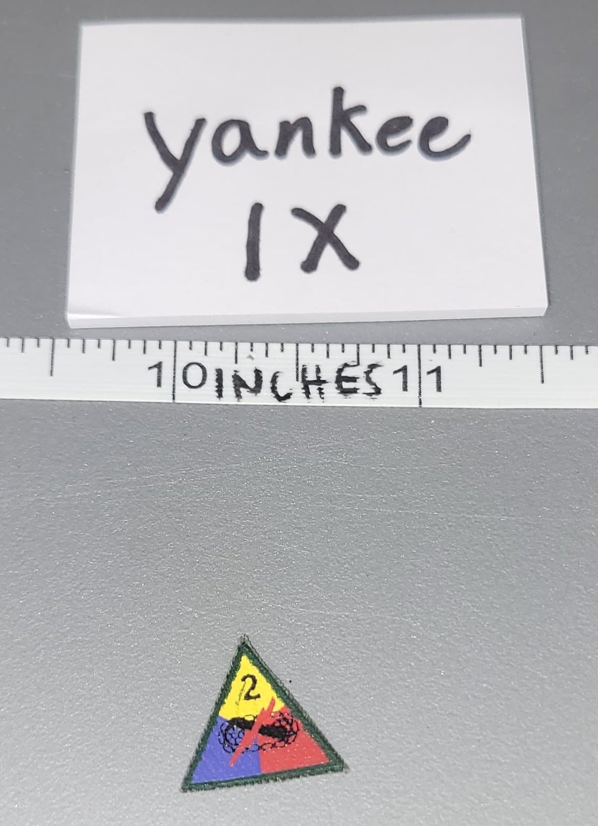 1:6 Scale WWII US 2nd Armored Division Patch