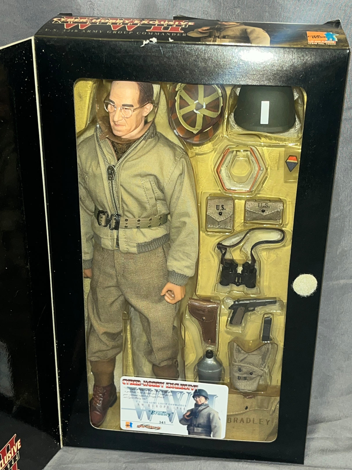1/6 Scale WWII US General Omar Bradley - Cyber Hobby - NIB Dragon