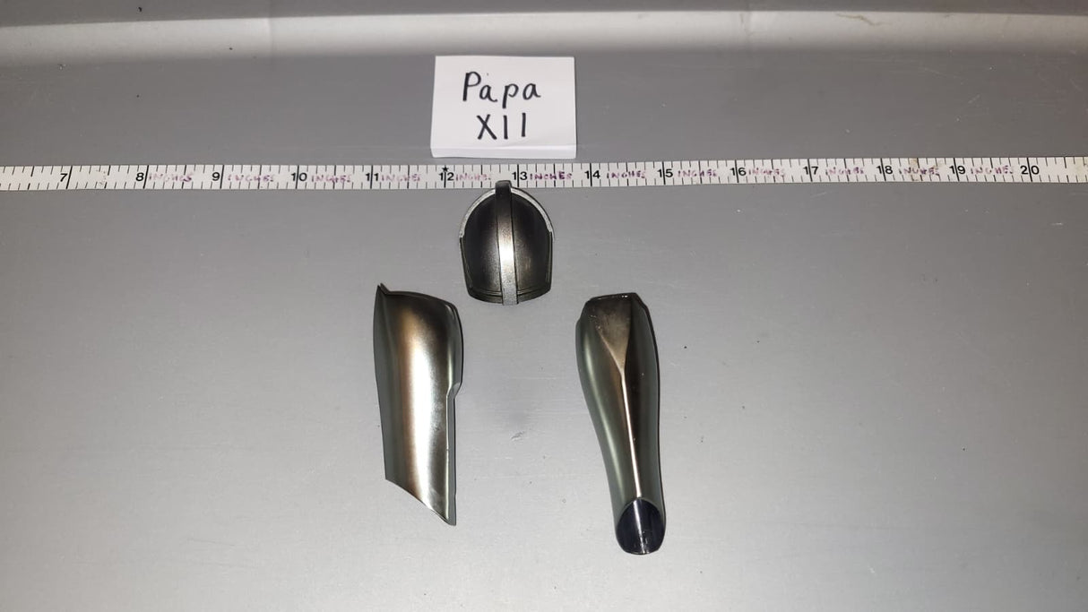 1/6 Scale Star Wars Hot Toys Chrome Clone Trooper Armor Parts