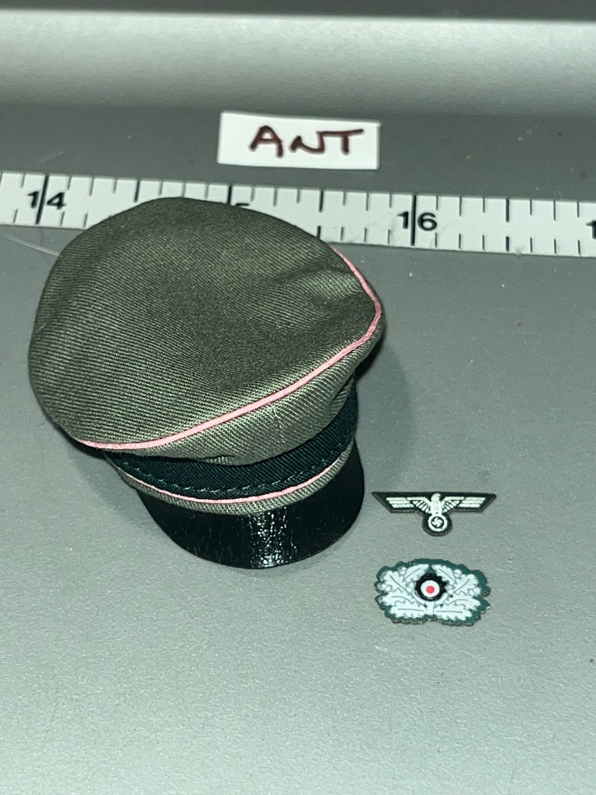 1/6 Scale WWII German Officer Cap - DID Jager Panzer Commander
