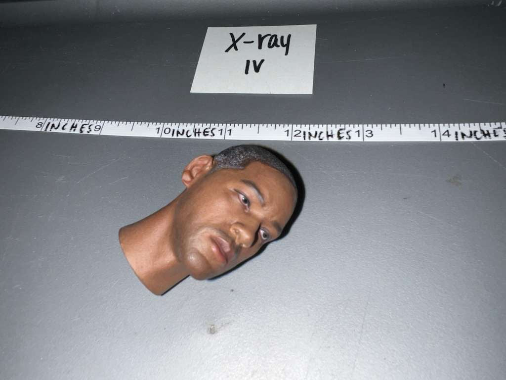 1:6 Scale Modern African American Black Civilian Head Sculpt - Will Smith