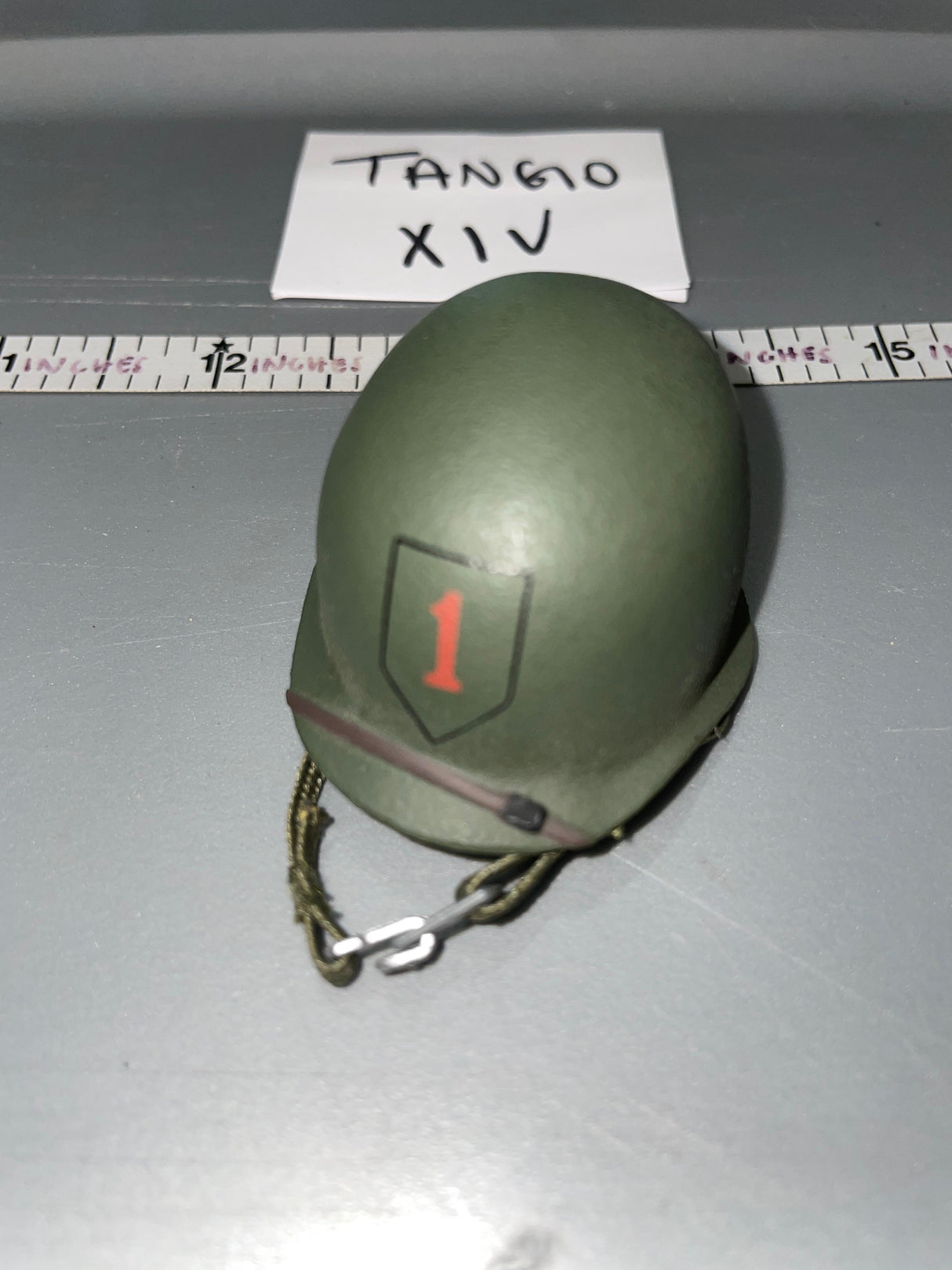 1/6 Scale WWII US 1st Infantry Division Helmet