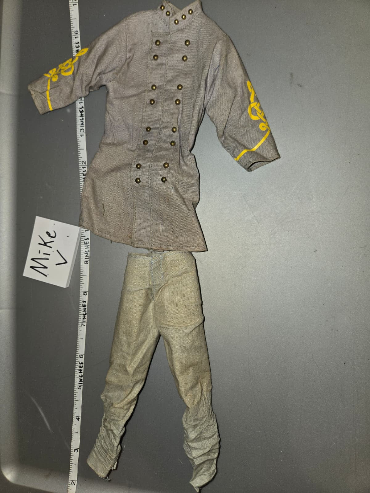 1/6 Scale Civil War Confederate Uniform