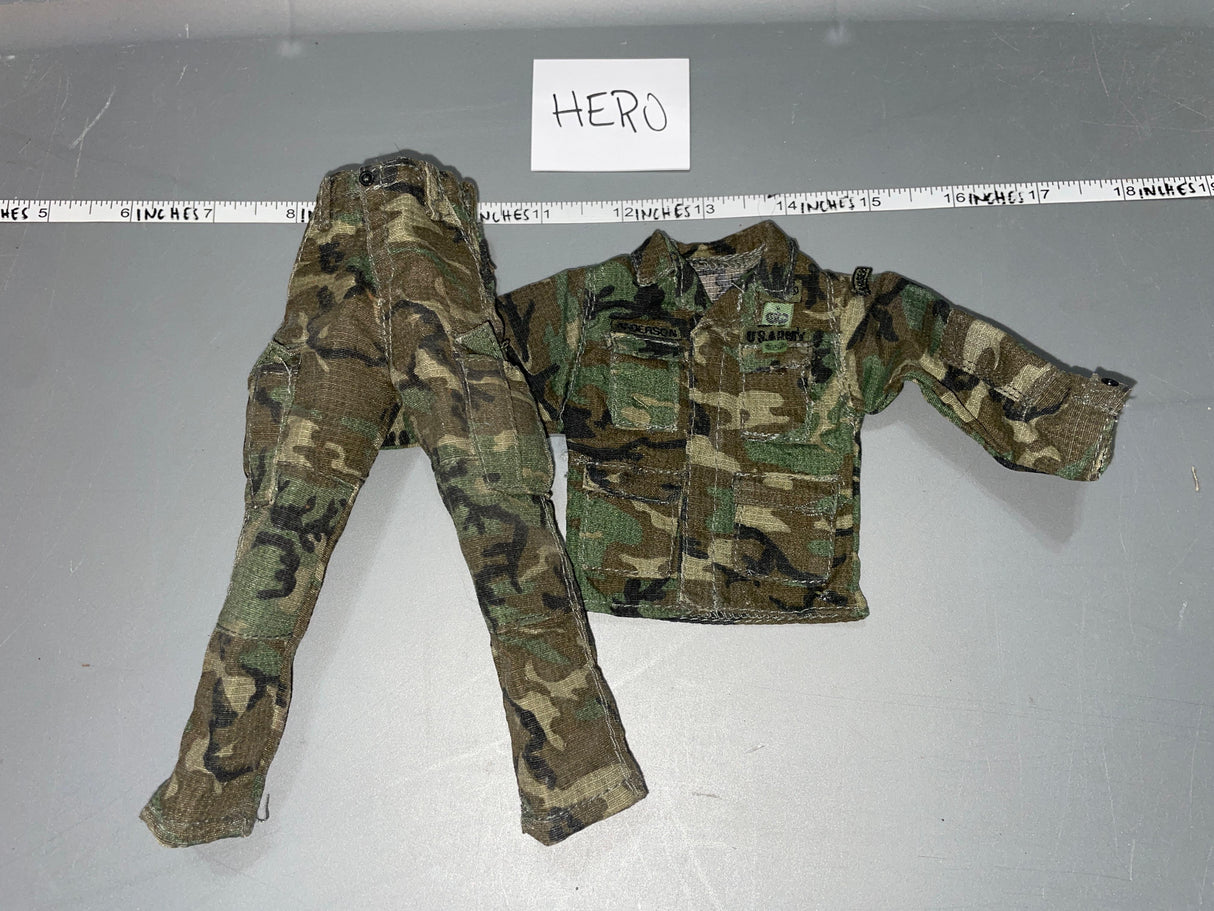 1/6 Scale GI Joe Modern Era Woodland BDU Uniform
