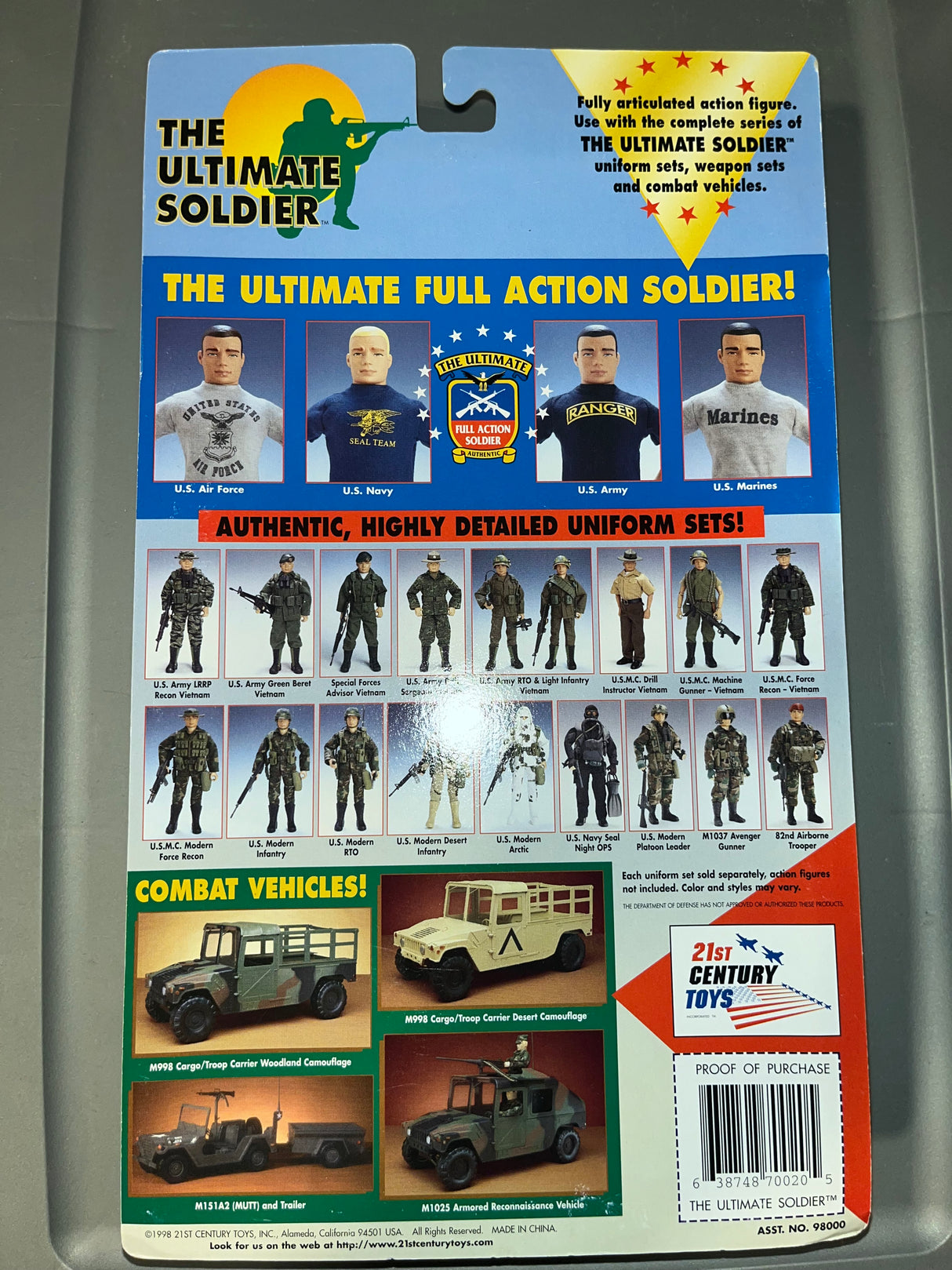1/6 Scale Ultimate Soldier Air Force Basic Figure - NIB Uniform Set