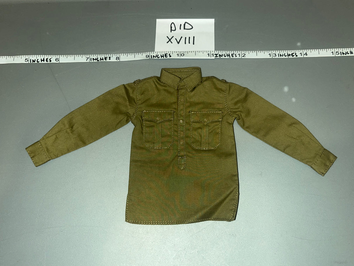 1/6 Scale WWII German Africa Korps Tropical Shirt - DID Supply / Tanker Ishaan