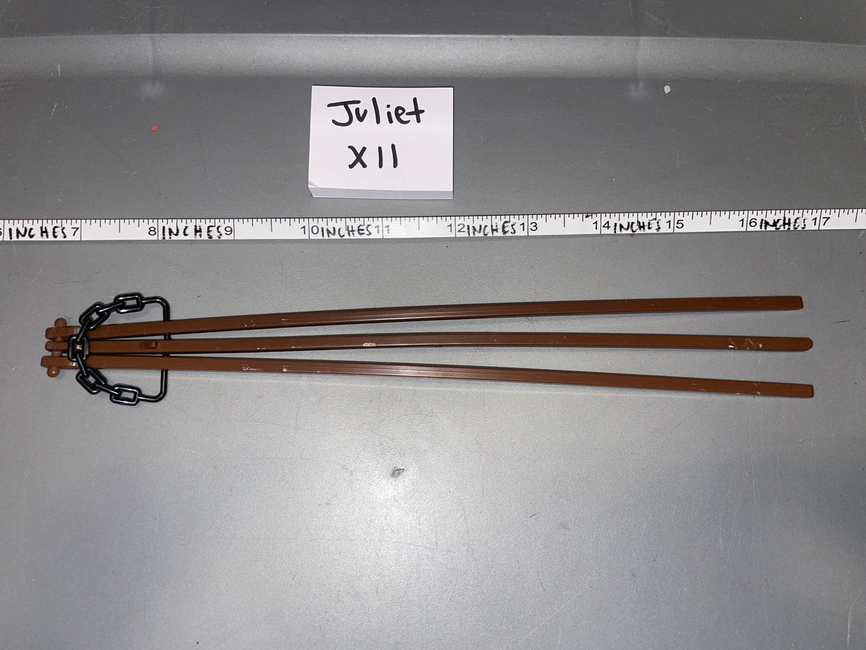 1/6 Scale Civil War Western Era Camp Fire Stand Tripod