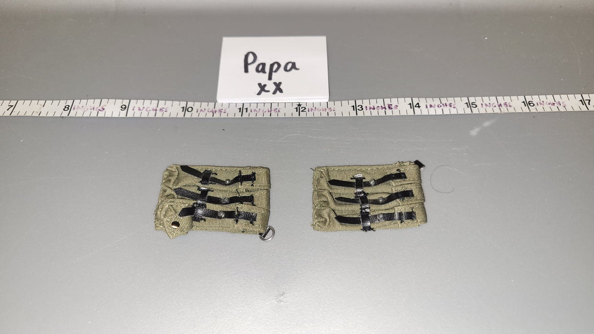 1/6 Scale WWII German MP-40 Pouches -