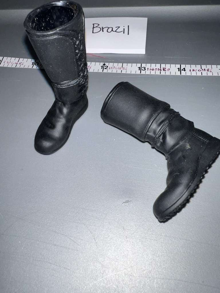 1/6 Scale Modern Civilian Motorcycle / Biker Boots