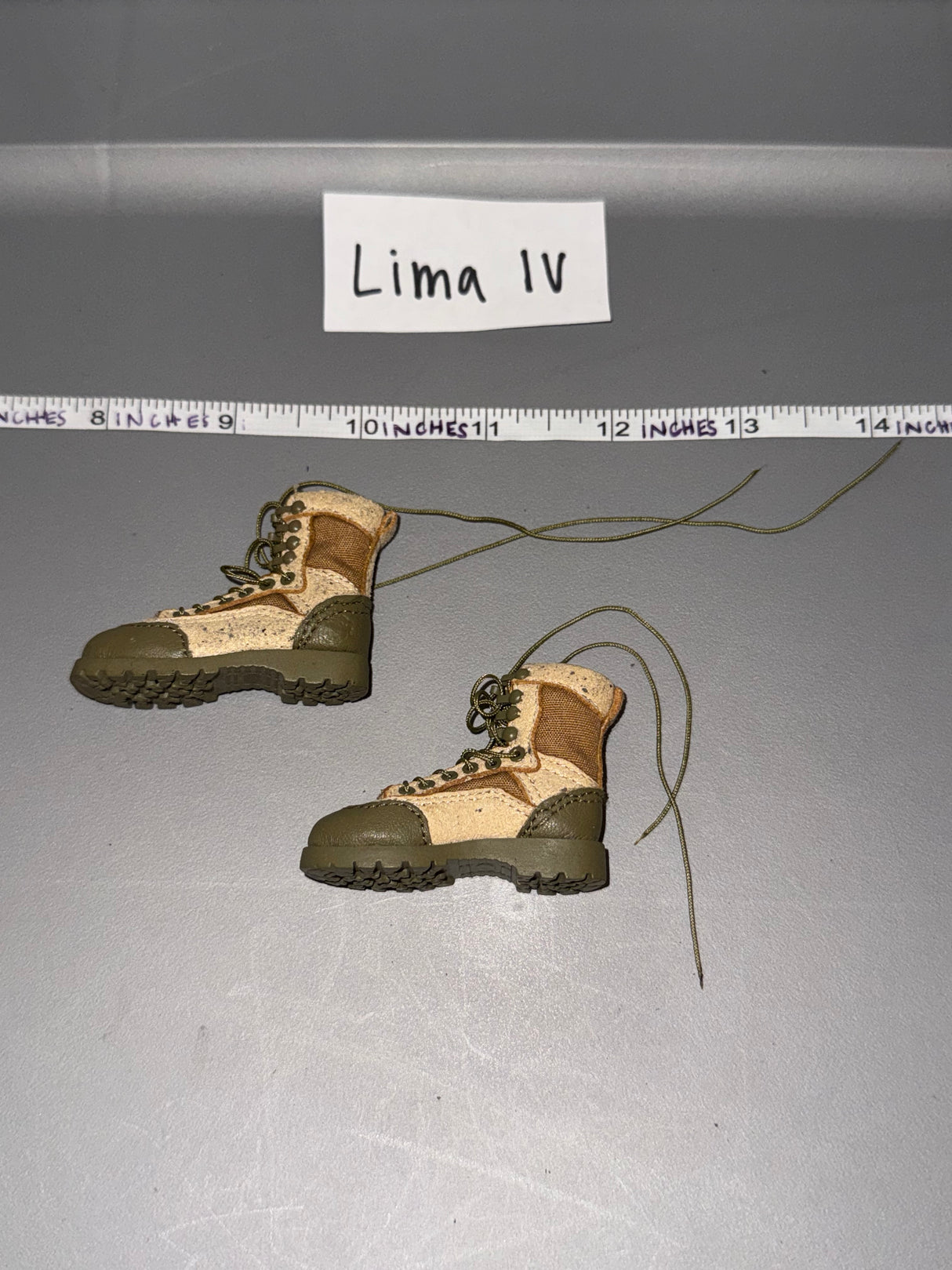 1/6 Scale Modern Era Cloth / Leather Combat Boots
