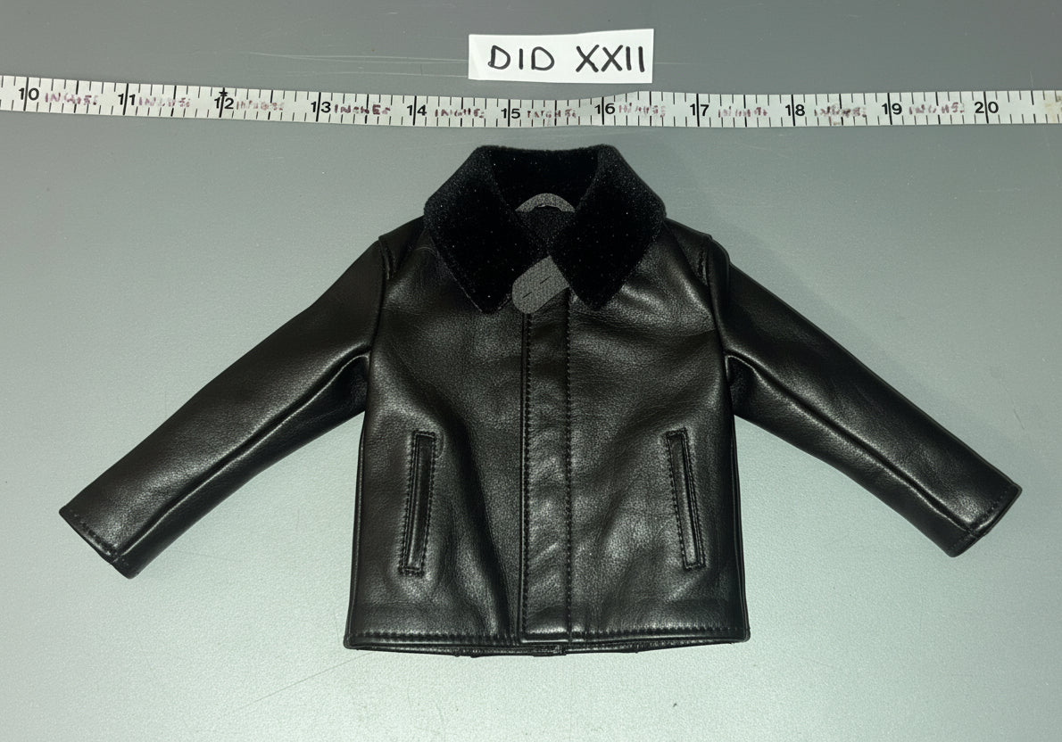 1/6 Scale DID WWII German Leather Flight Jacket - Luftwaffe Pilot Erich Hartman