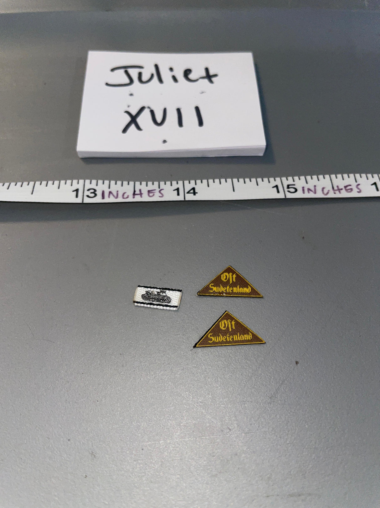 1/6 Scale WWII German Insignia Lot
