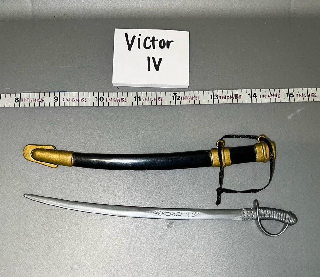 1/6 Scale Revolutionary War Napoleonic Saber and Scabbard