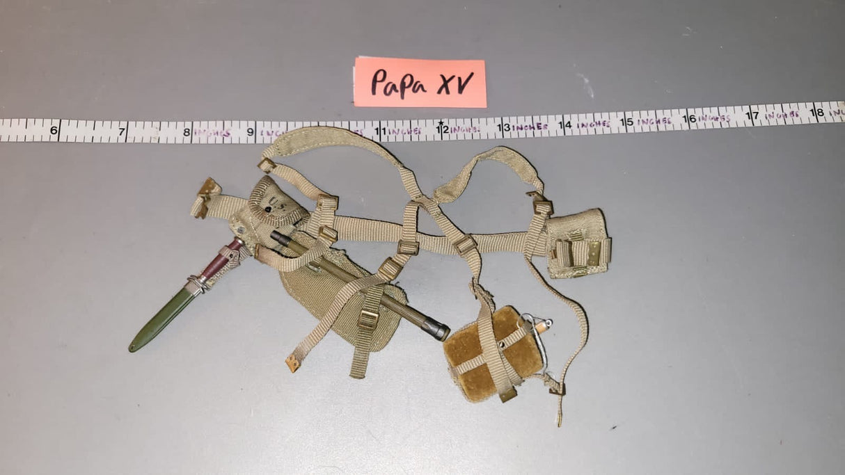 1/6 Scale WWII British Web Gear Lot