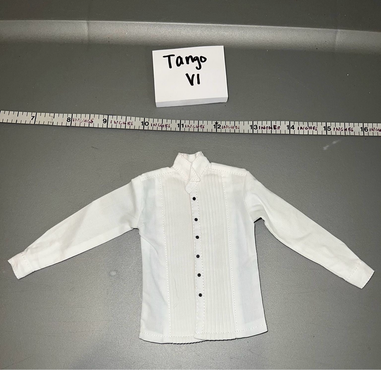 1/6 Scale WWII German White Dress Shirt - DID
