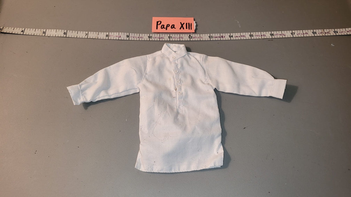 1/6 Scale WWII German White Work Shirt