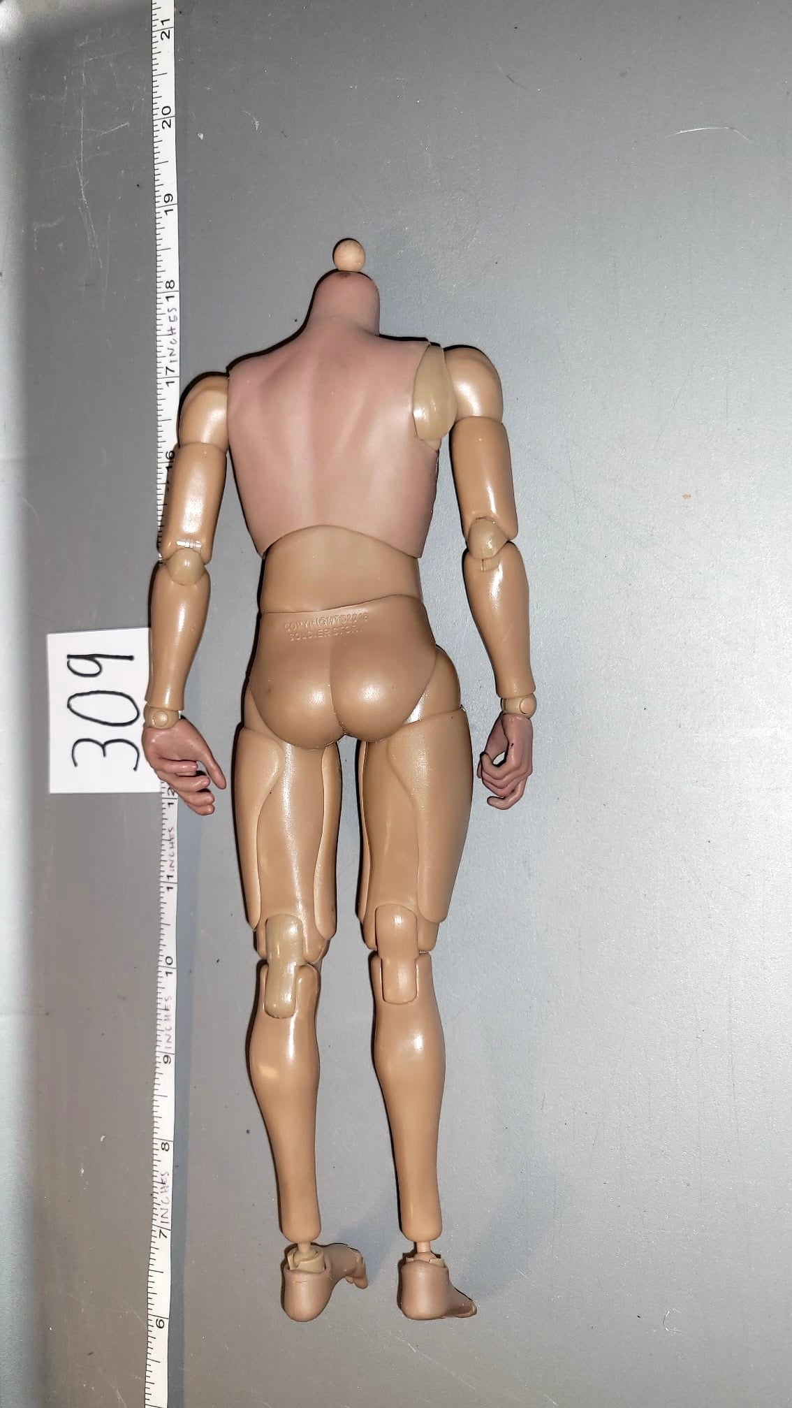 1/6 Scale Nude Figure - Soldier Story WWII US