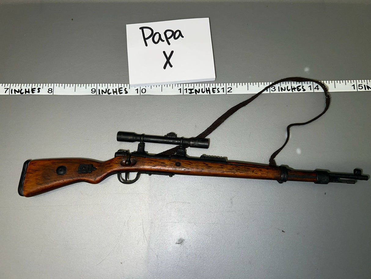 1/6 Scale WWII German Wood and Metal KAR-98 Sniper Rifle