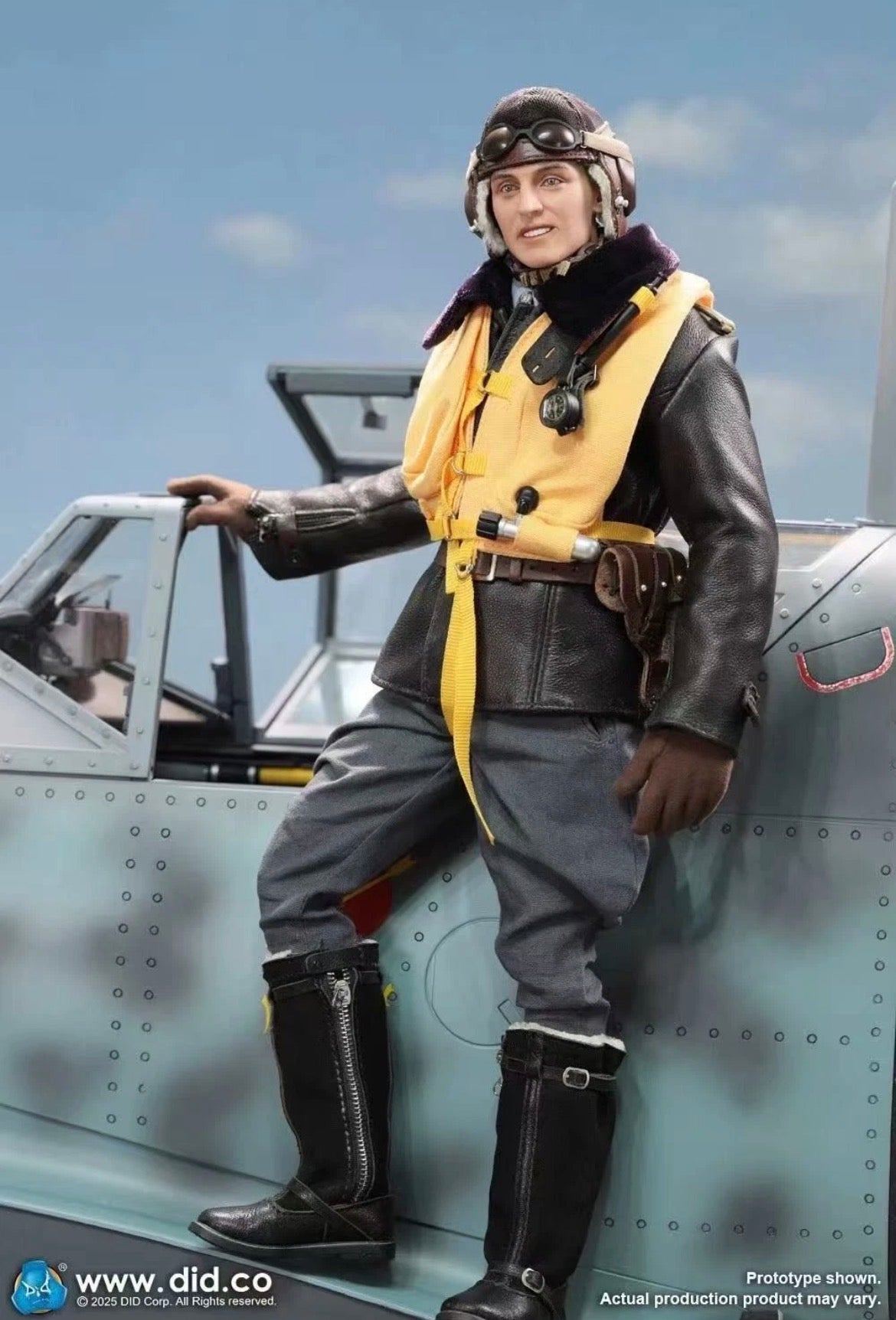 1/6 WWII German Luftwaffe Bf-109G Ace Pilot – Erich Bubi Hartmann - DID NIB