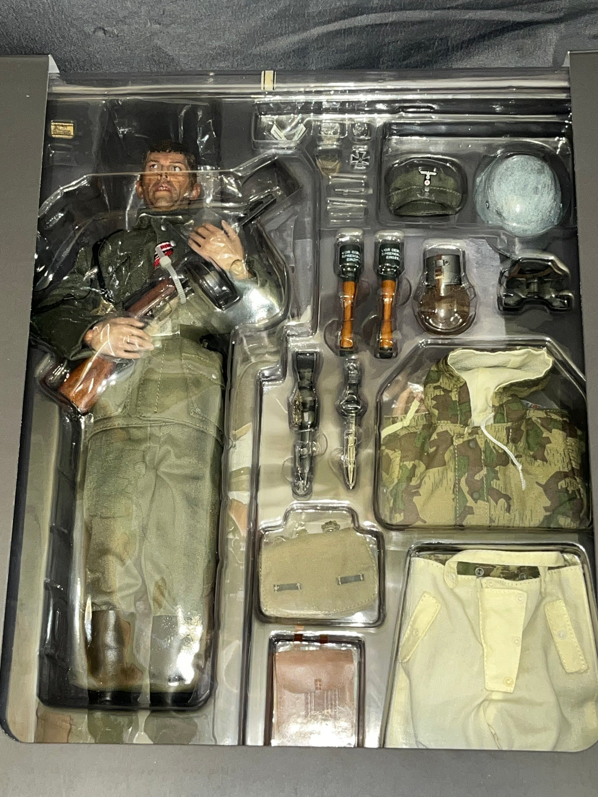 1/6 Scale DID WWII GERMAN Cross of Iron Steiner Eastern Front 1943 NCO - NIB D80086