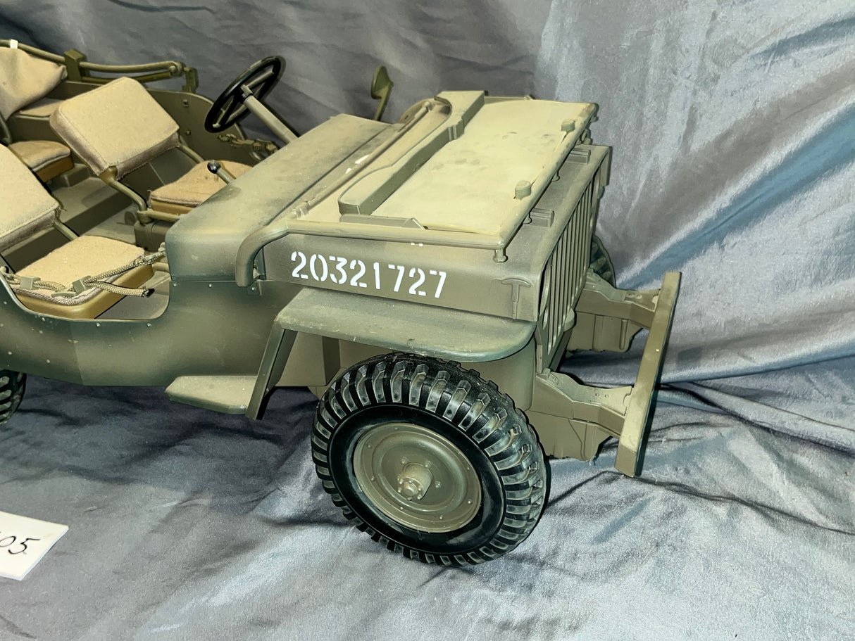 1/6 Scale WWII US Jeep - Ultimate Soldier - Weathered