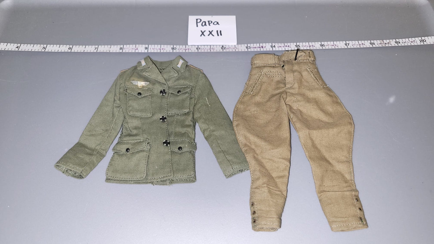 1/6 Scale WWII German Tropical Afrika Korps Uniform