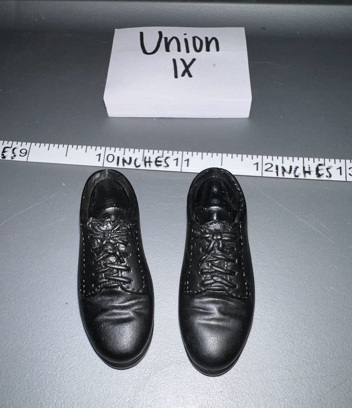 1/6 Scale Modern Black Dress Shoes