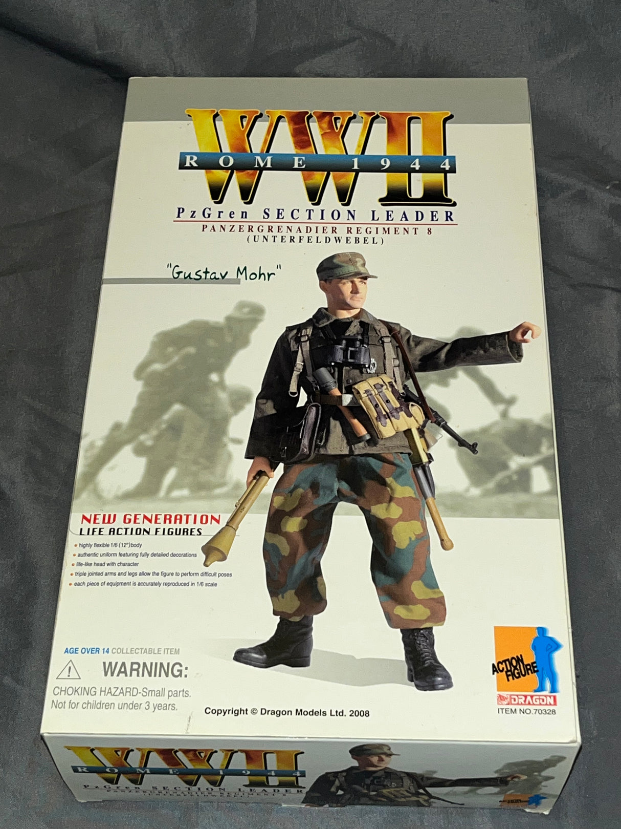 1/6 Scale WWII German Panzergrenadier Gustav Mohr - NIB Dragon - *SR*