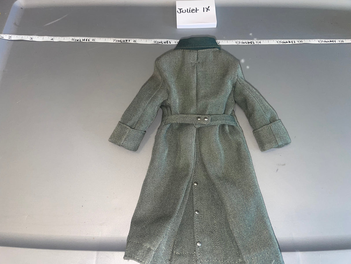 1/6 Scale WWII German Grey Officer Great Coat - DID Winter