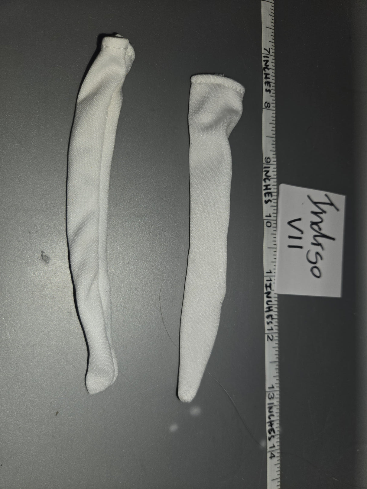 1:6 Scale Napoleonic Era Long White Socks