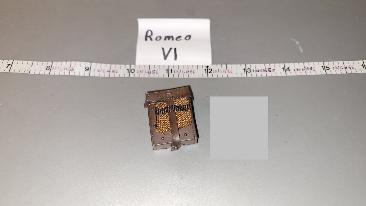 1:6 WWII German Machine Gun Tool Pouch - Brown Africa Luftwaffe