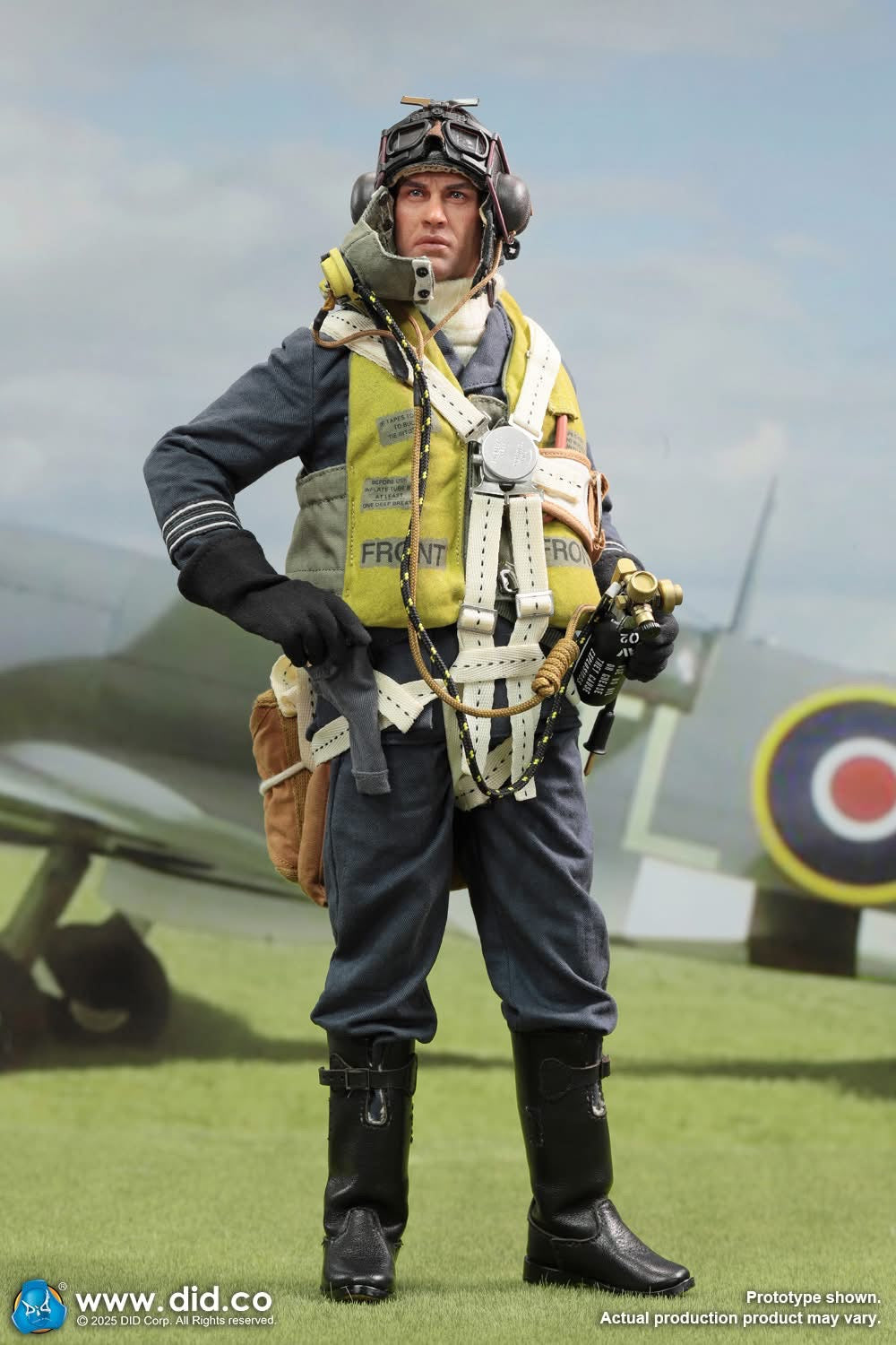 1/6 Scale WWII British Pilot Squadron Leader – Tom - DiD K80187 NIB Boxed Figure