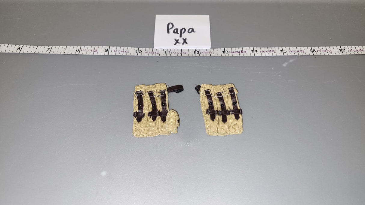 1/6 Scale WWII German MP-40 Pouches -