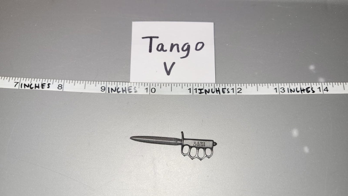 1:6 scale World War One WWII US Trench Fighting Knife