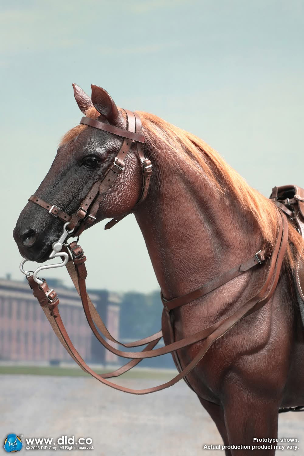 1/6 Scale WWII German Brown War Horse - NIB DID E60084